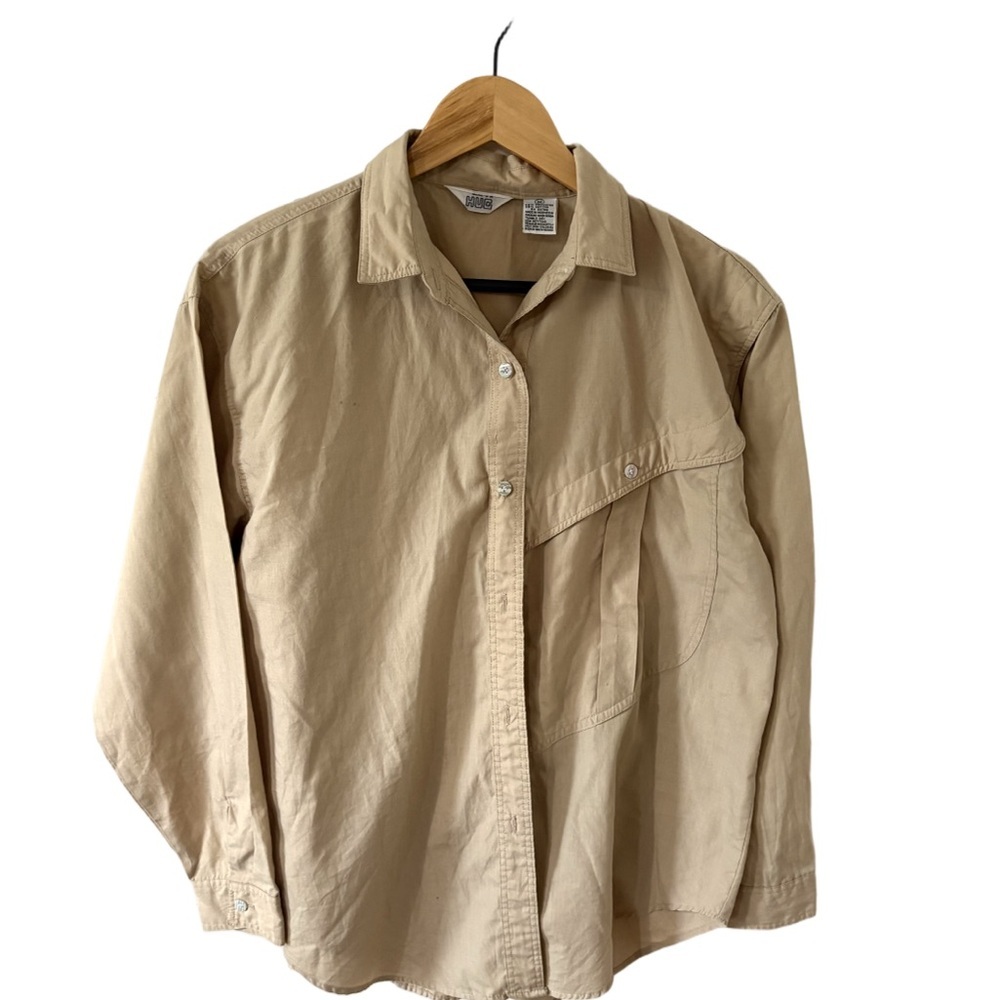 Unique Vintage Tan Shirt
